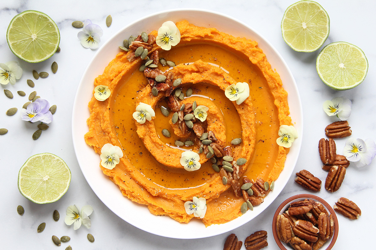 Spicy Ginger Sweet Potato Dip