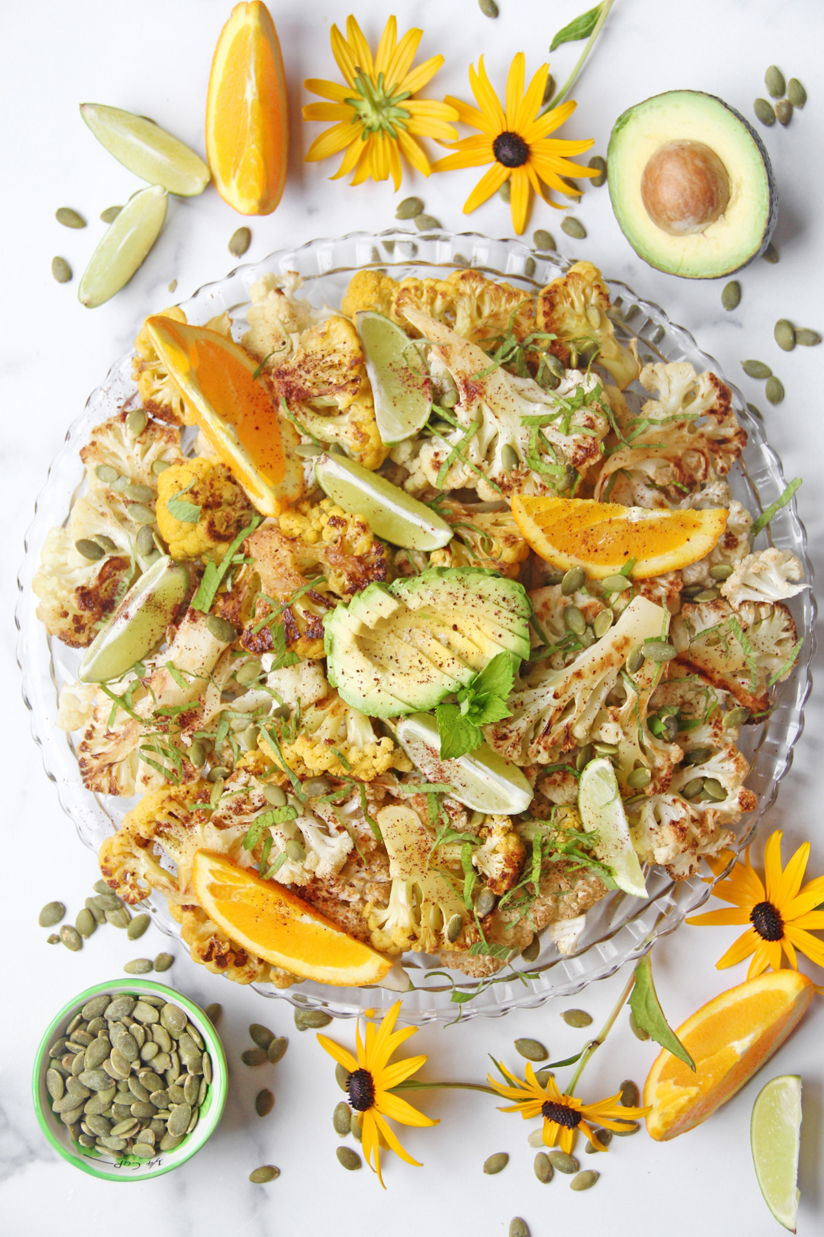 Margarita-Inspired Mexican Cauliflower