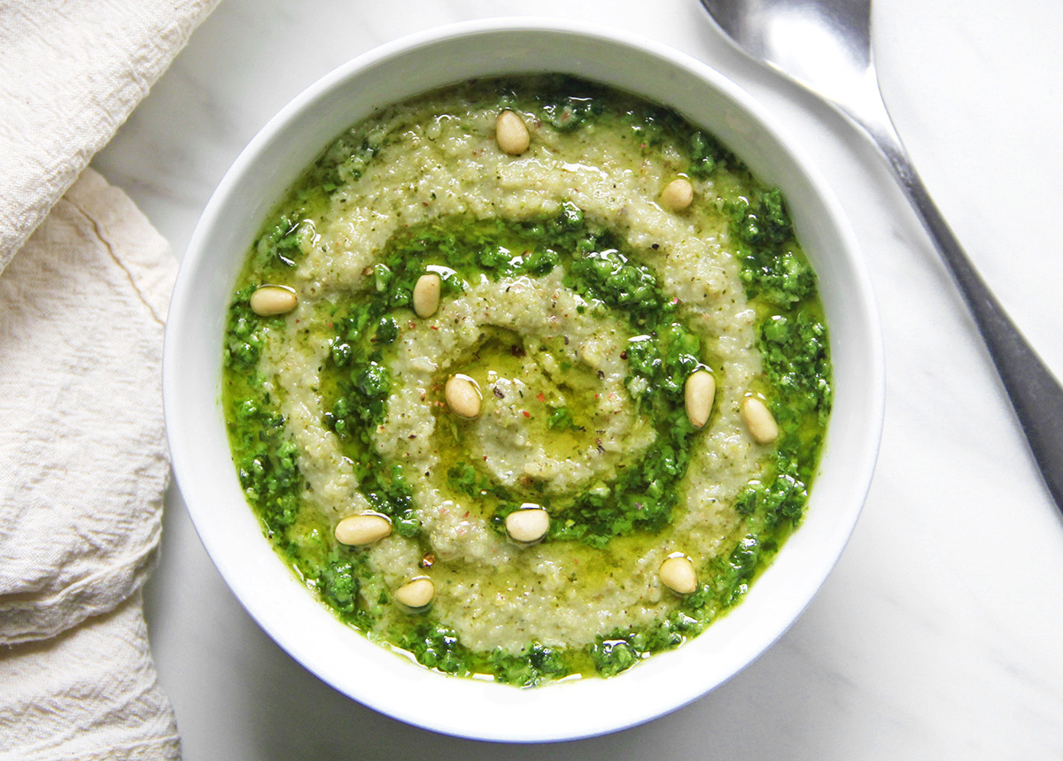 Vegan Roasted Broccoli and Lemon Soup