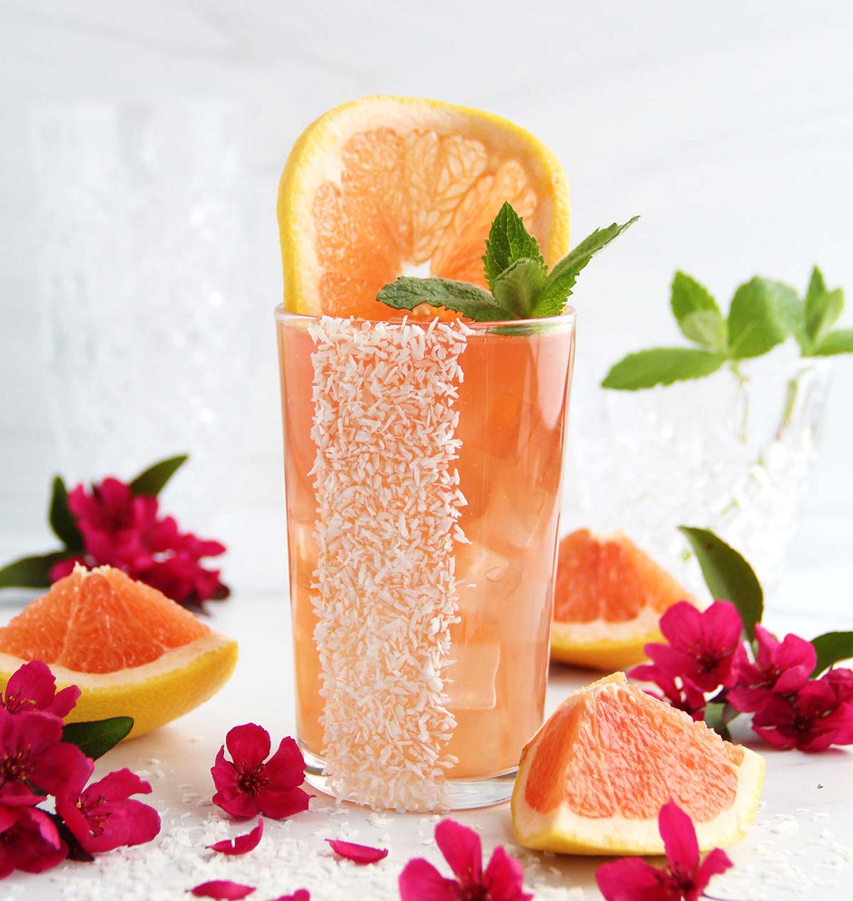 Coconut Paloma (a Tropical Rum & Tequila Cocktail)