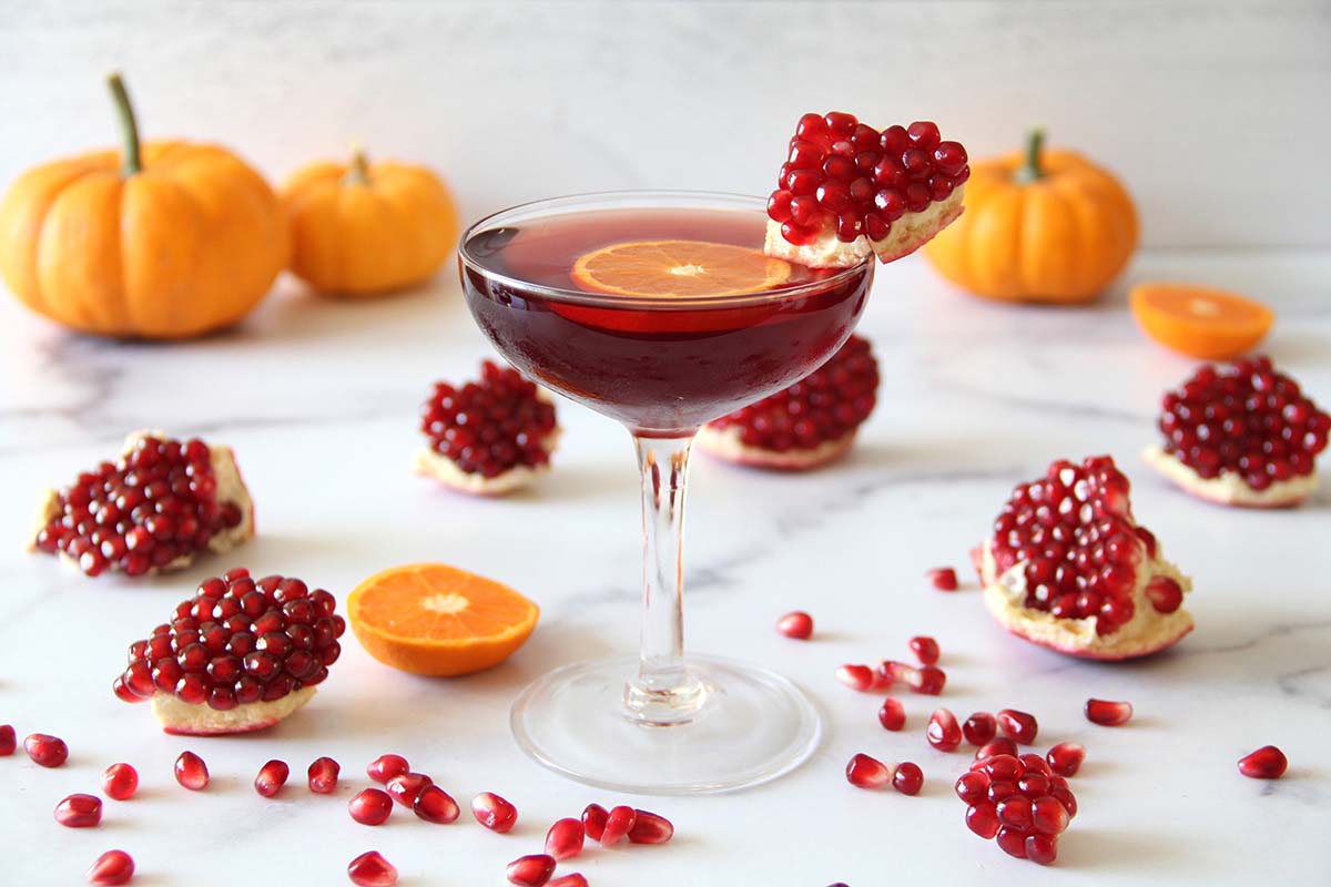 Spiced Pomegranate Daiquiri