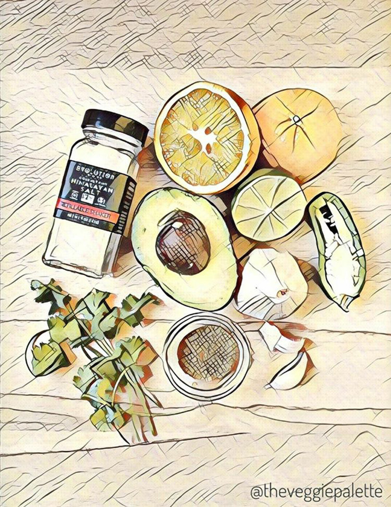 A healthy salad dressing recipe using an avocado base