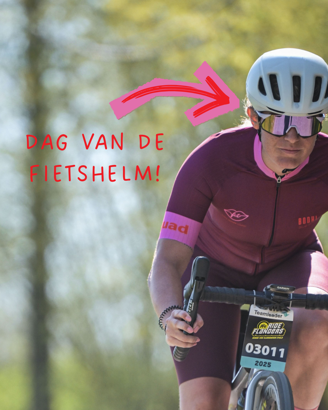 dag van de fietshelm! 