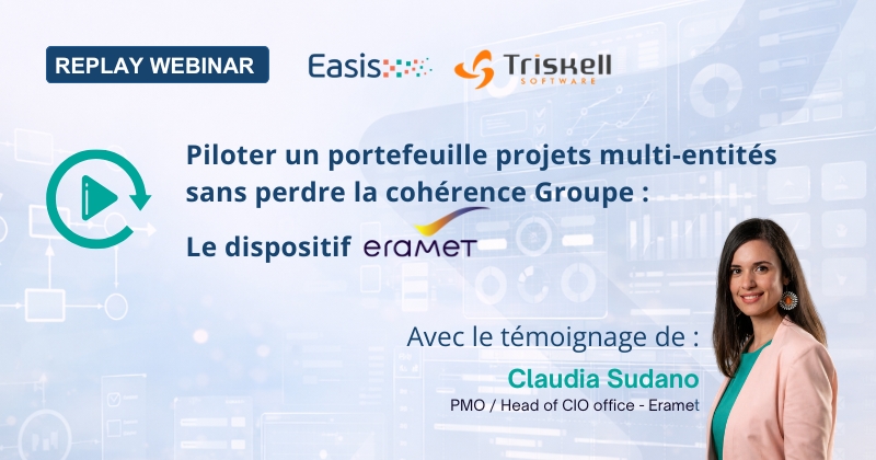 Replay webinar pilotage multi-entités Eramet | Easis