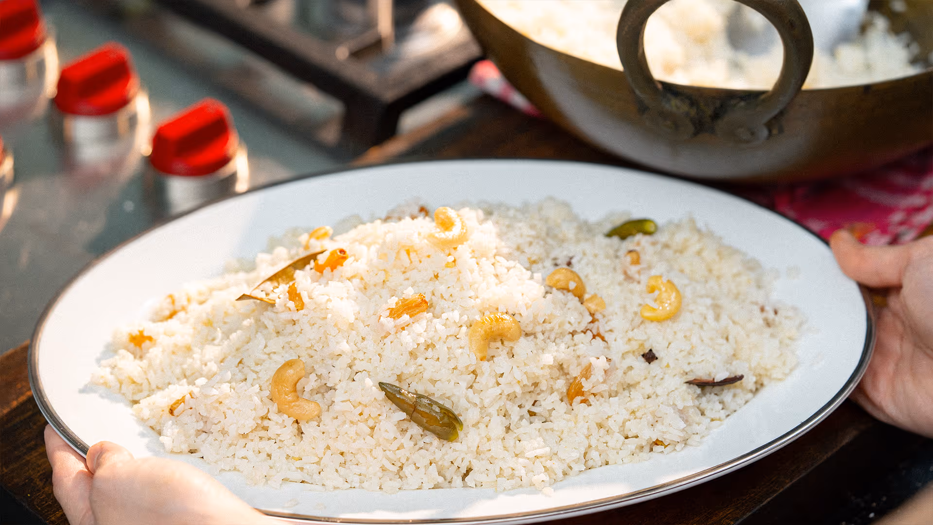 Shada Polao recipe with video