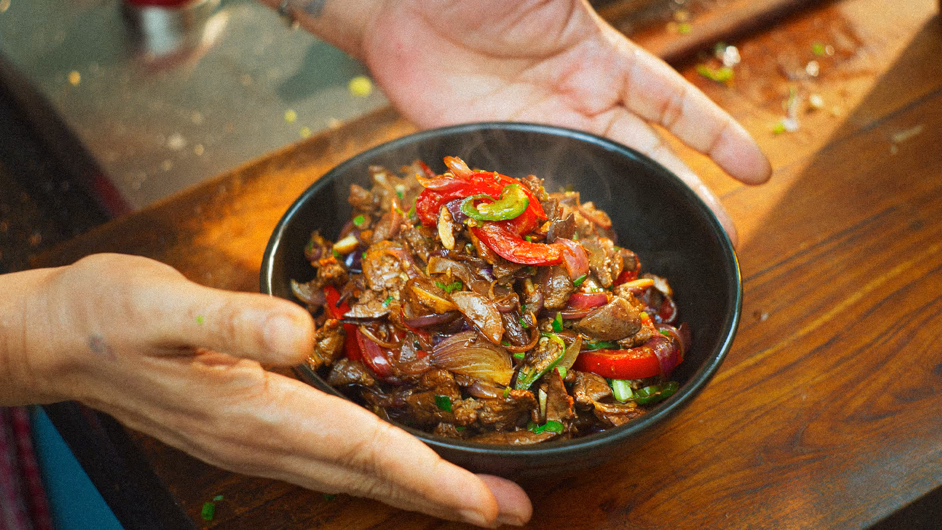 Chilli Liver - Bong Eats