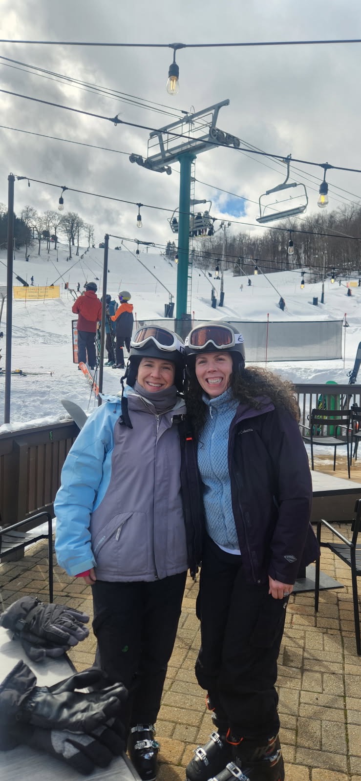 Woodside Ventures's Bridget Houlihan on the ski slopes