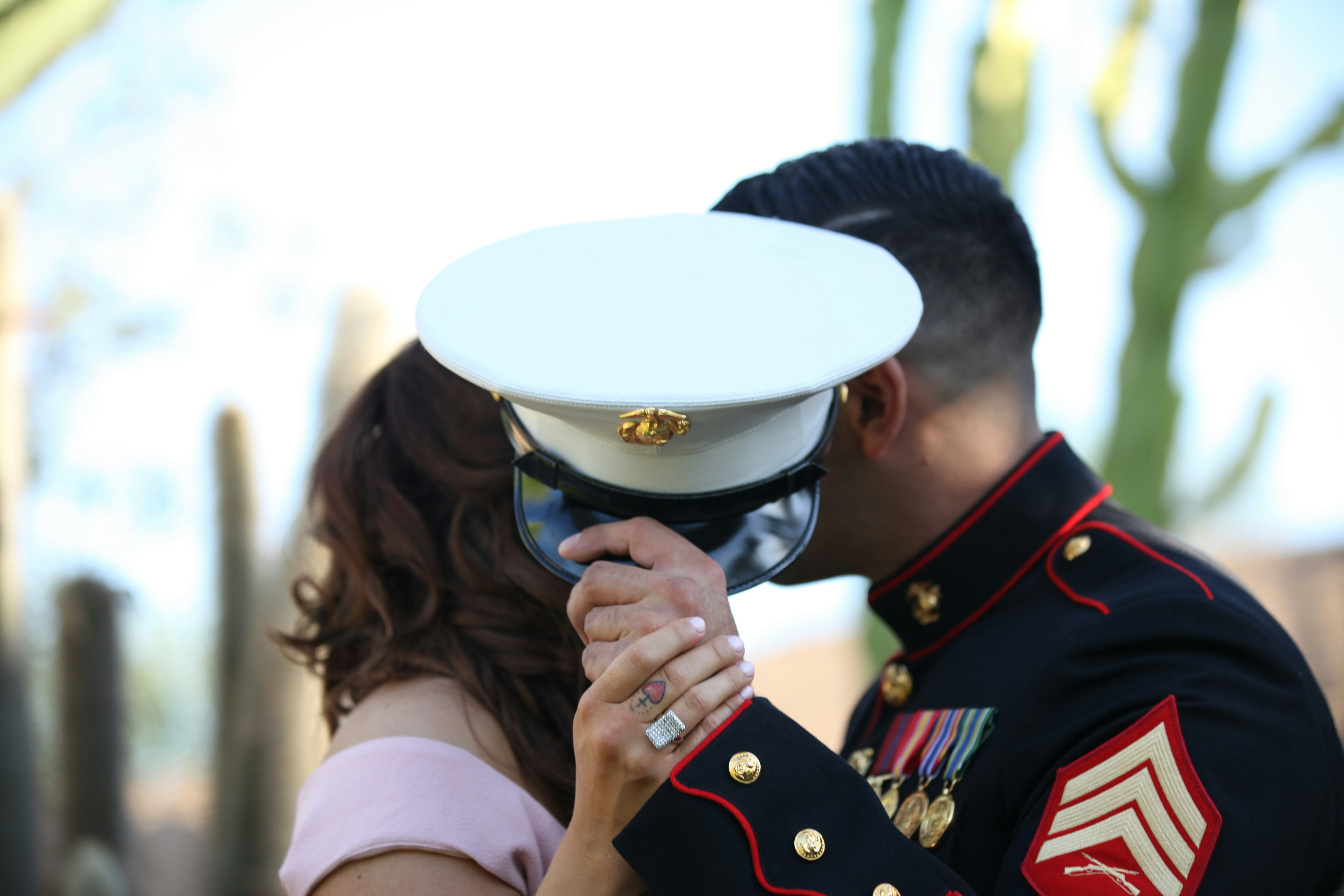 military husband and wife