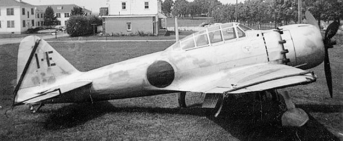 Warplanes of Japan: Mitsubishi A6M Zero captured and examined by