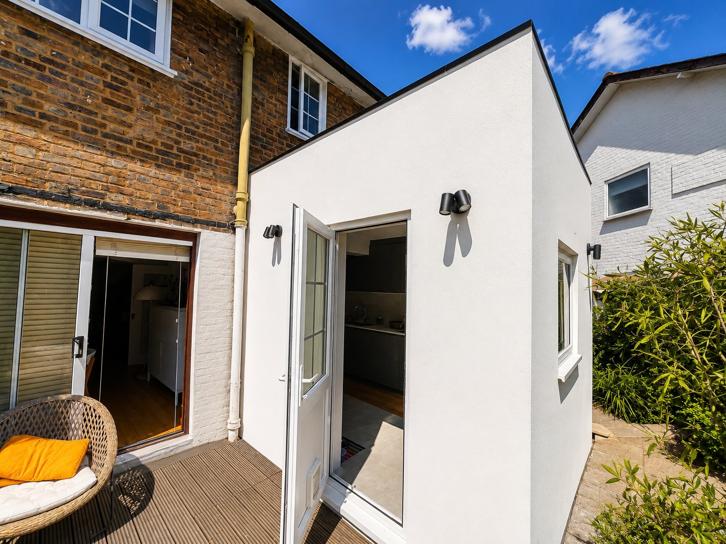 Completed side and rear wrap-around extension exterior, Brockley, London SE4