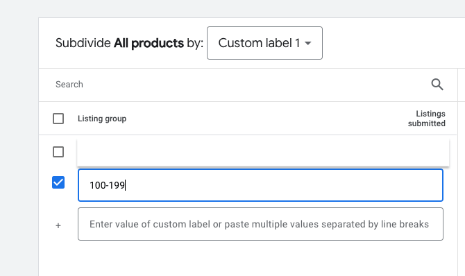 using custom labels in pmax product feed