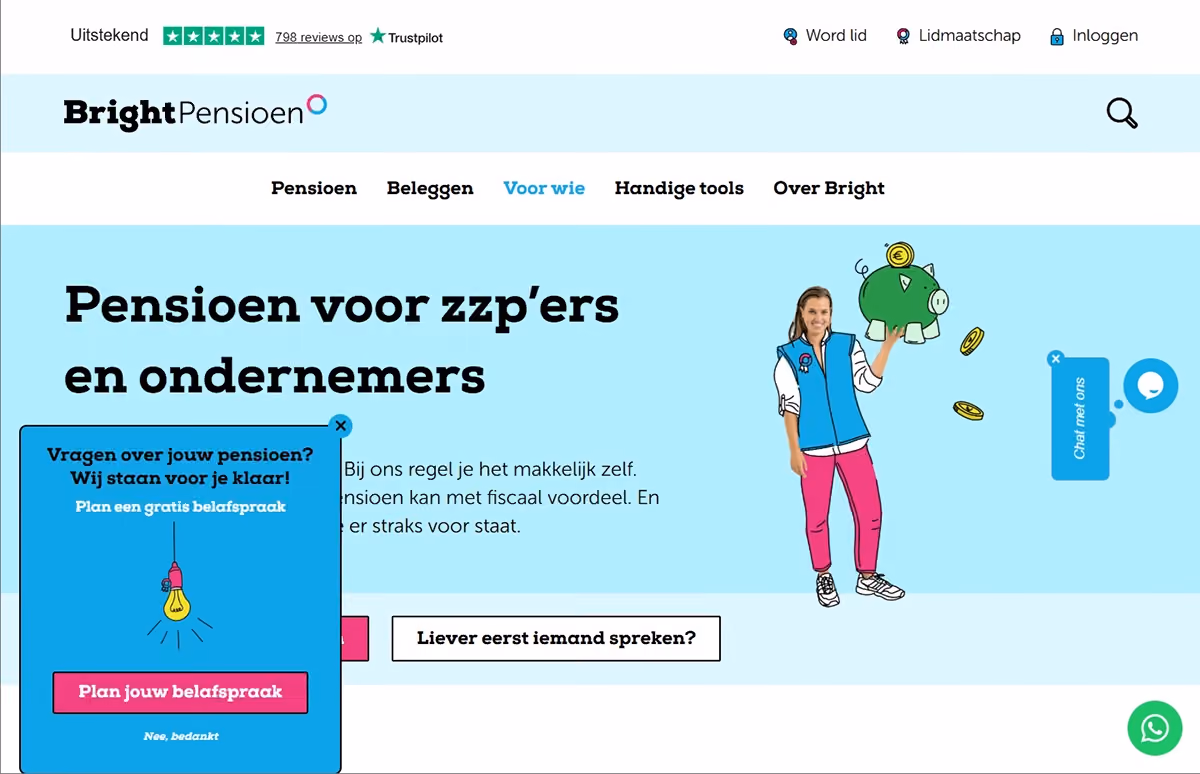 Example of content about pension planning