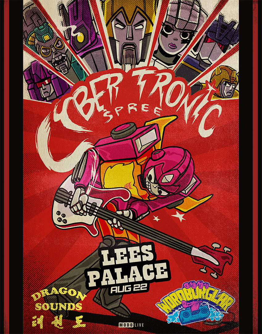 The Cybertronic Spree w/ Dragon Sound & Wordburglar