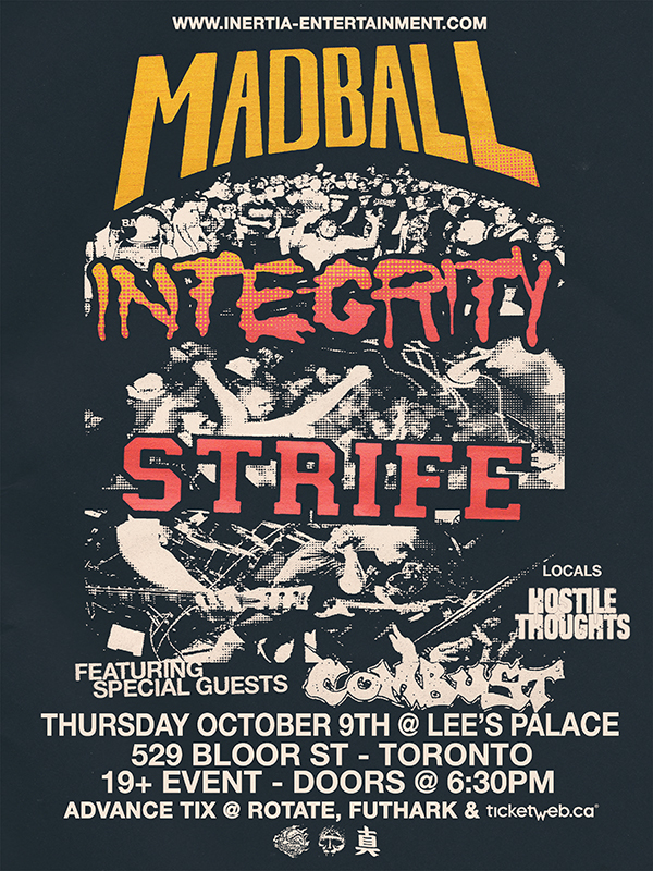 Strife, Integrity, Madball, Combust
