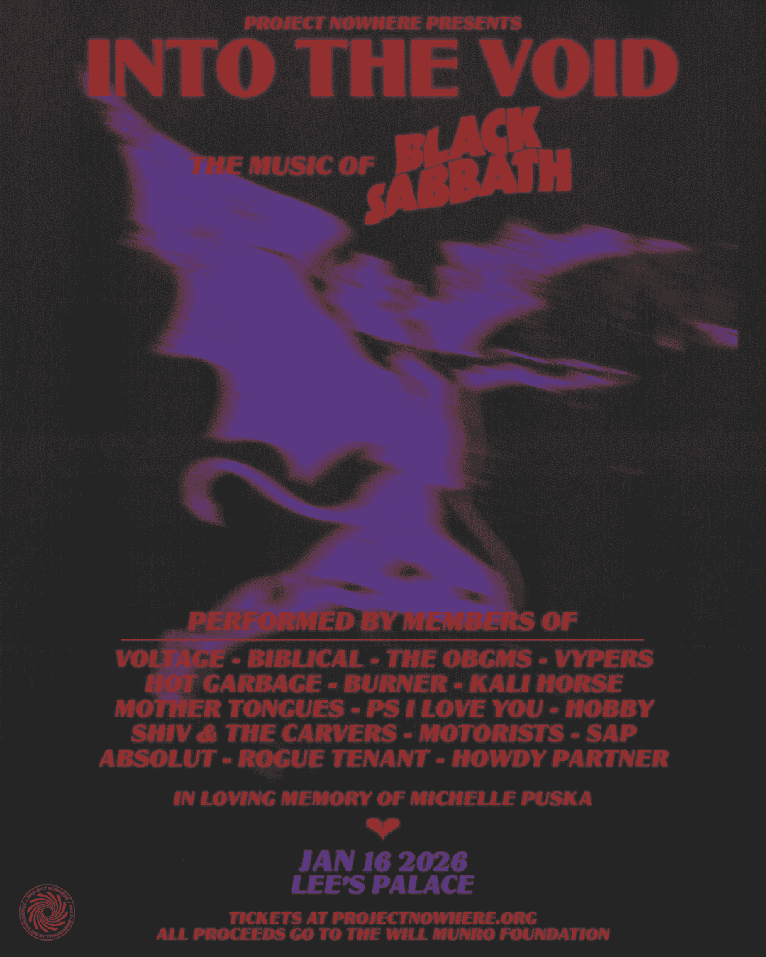 INTO THE VOID: A Sabbath Tribute