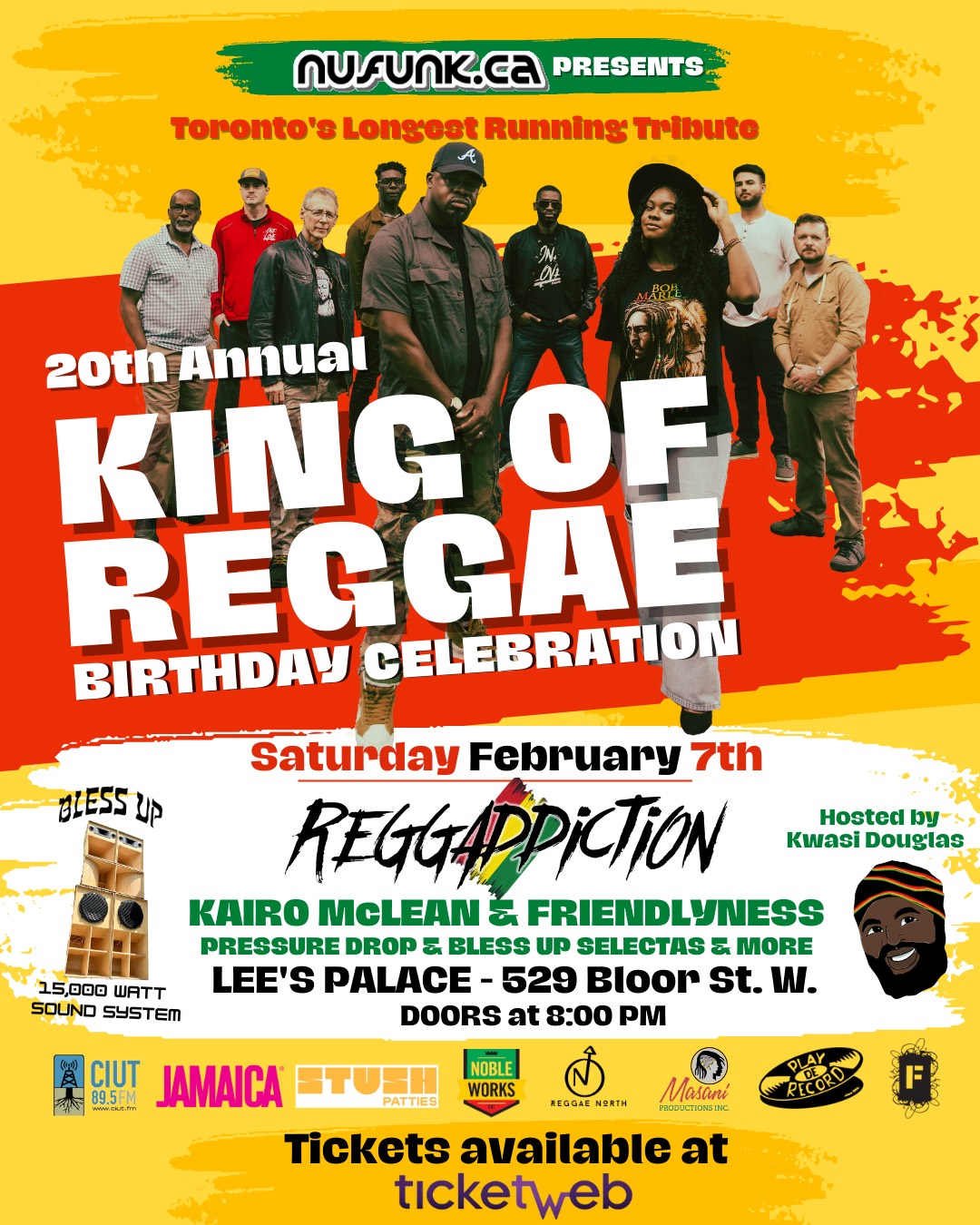 20th Annual King of Reggae Birthday Celebration