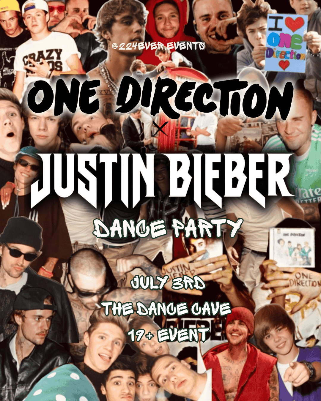 One Direction x Justin Bieber Dance Party