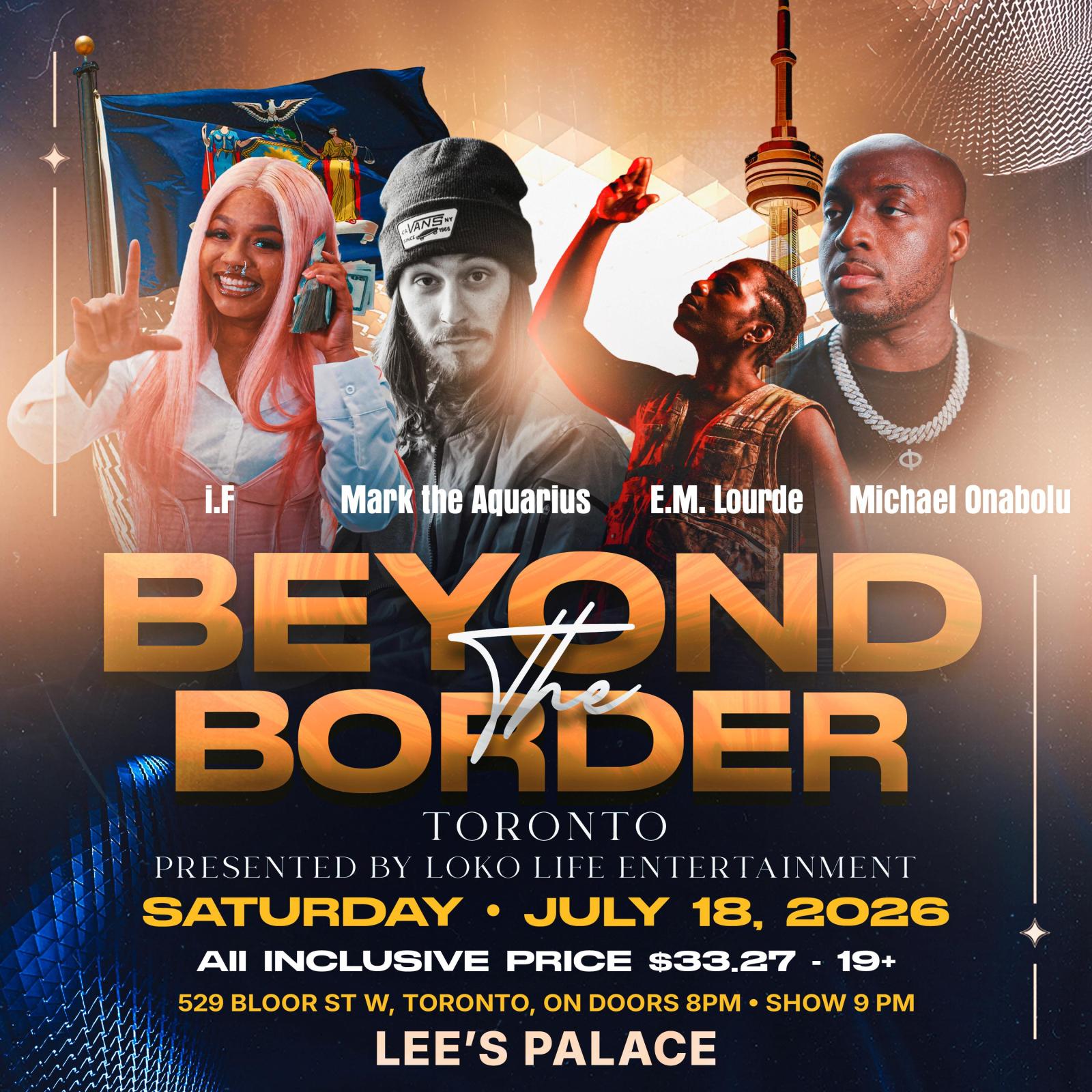 Beyond the Border - Toronto / Mark the Aquarius, i.F, E.M. Lourde and Michael Onabolu