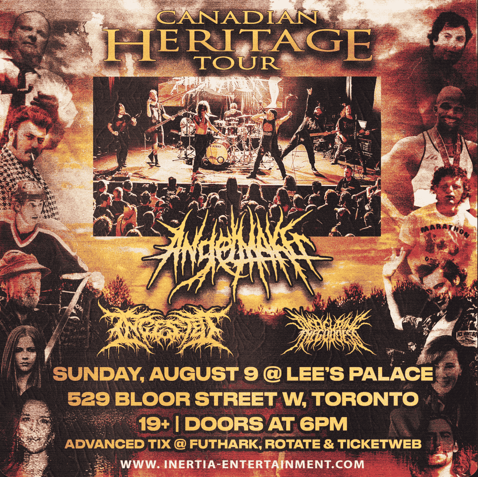 Angelmaker - Canadian Heritage Tour with Ingested & Disfiguring The Goddess