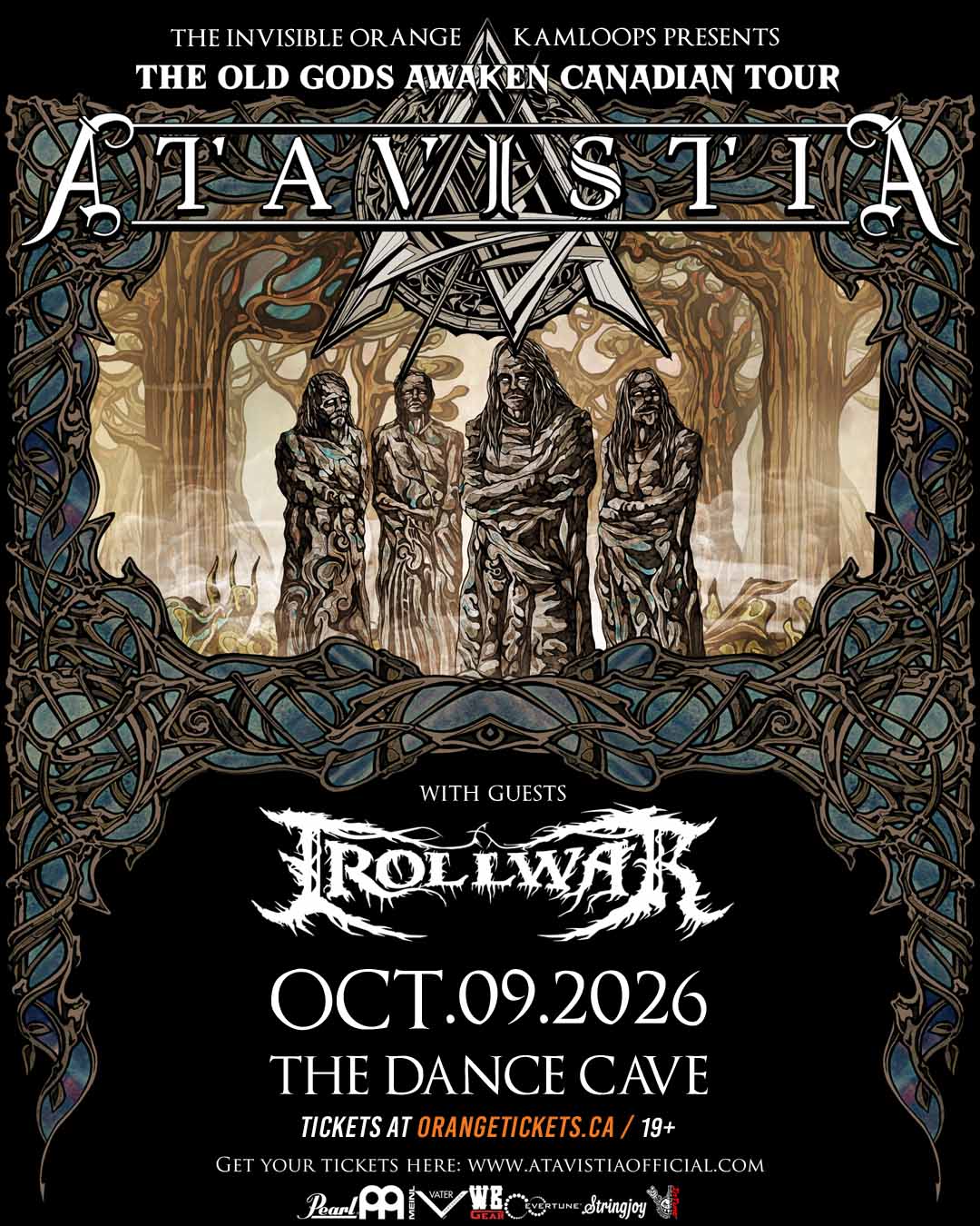 Atavistia The Gods Awake Canada Tour 2026