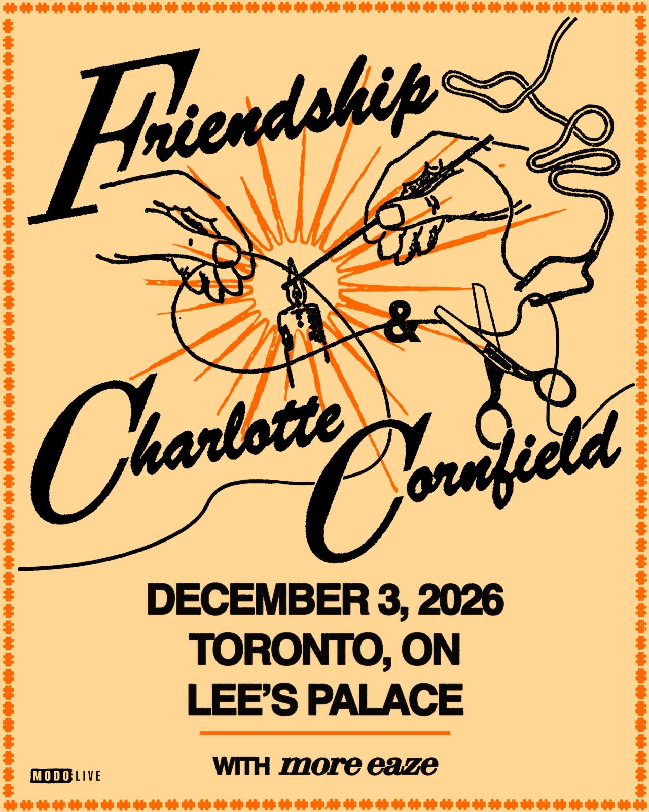 Charlotte Cornfield and Friendship with more eaze