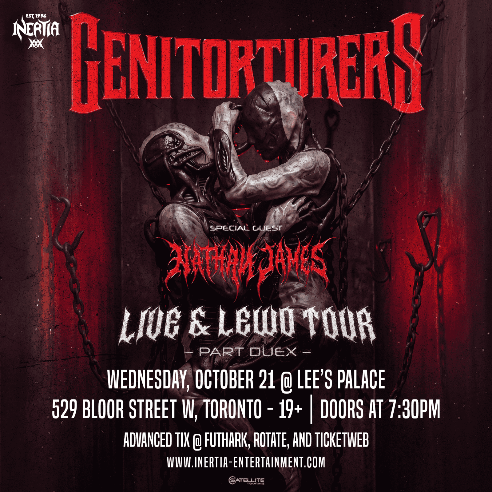 GENITORTURERS - LIVE + LEWD TOUR