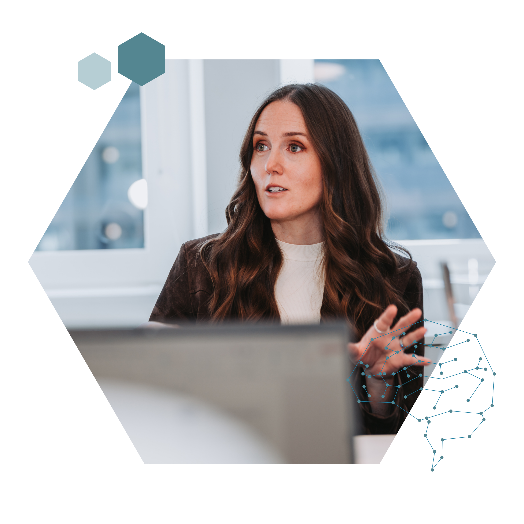 Glada anställda på Business Vision