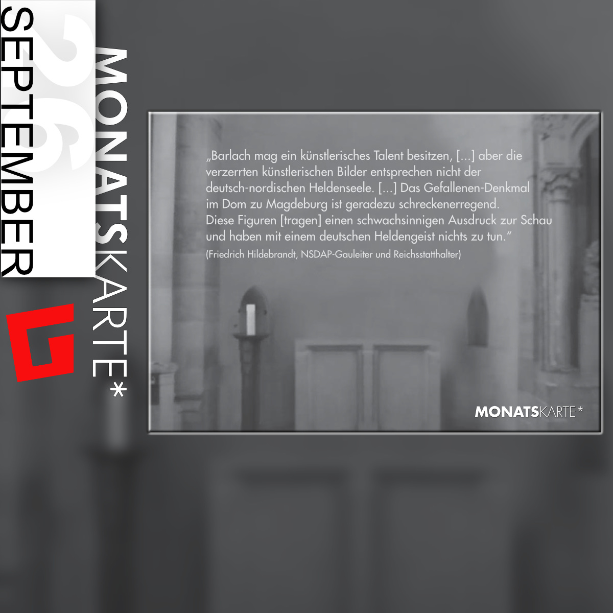 MONATSKARTE* September 2026 