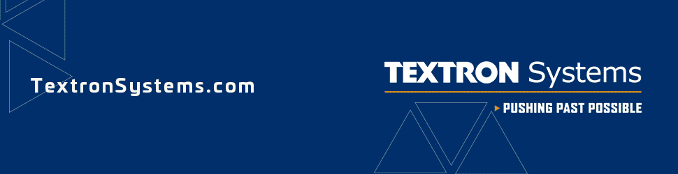 Digital ad promoting Textron Systems