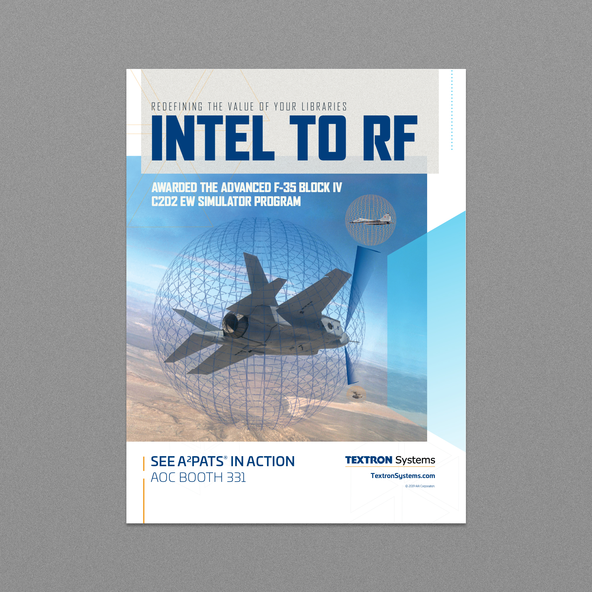 An image of an ad promoting electronic software for use with airplanes.