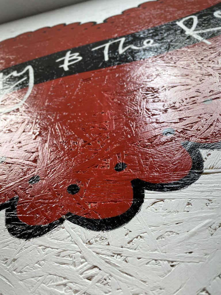 adamdoesdesign betty and the roses hand painted sign writing wall mural logo 3