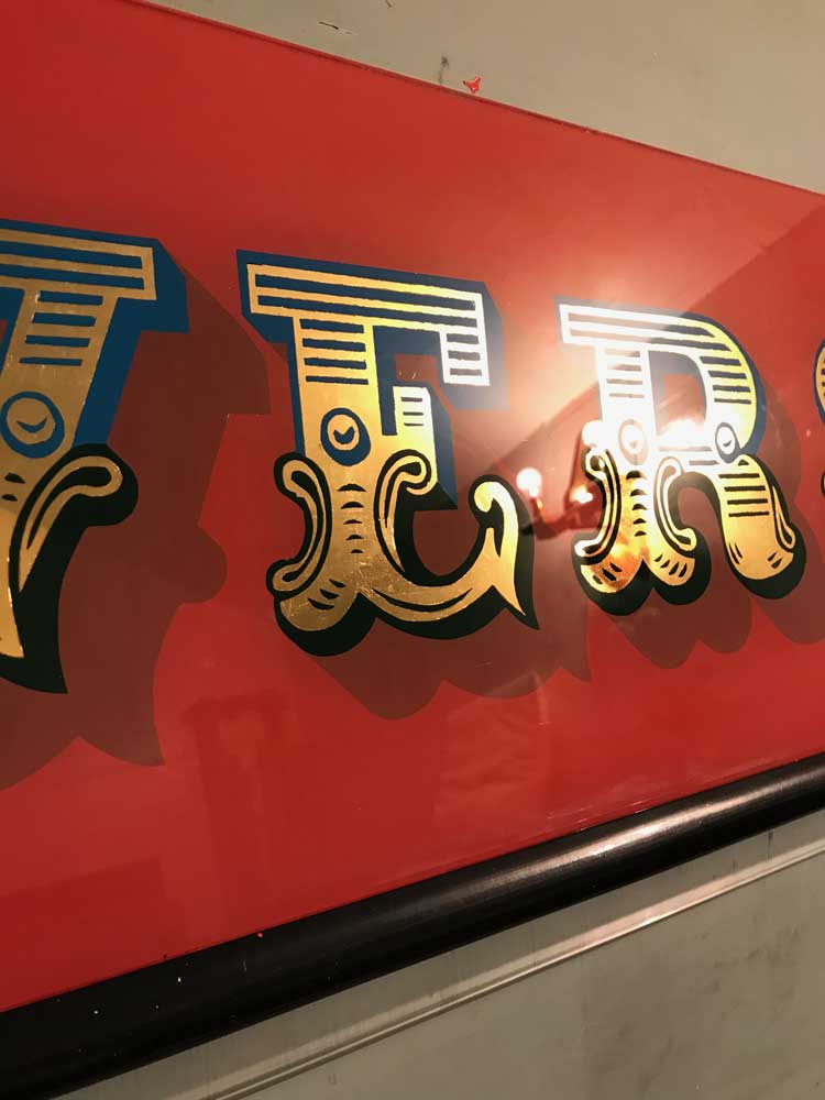 adamdoesdesign gold gilded lettering Lovers 6