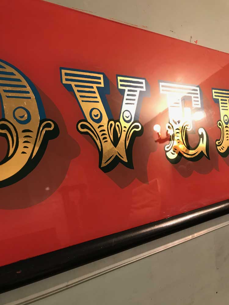 adamdoesdesign gold gilded lettering Lovers 5