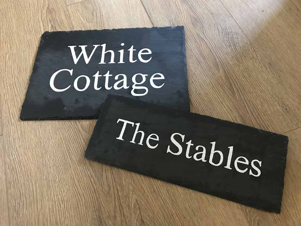 adamdoesdesign slate house sign hand painted4