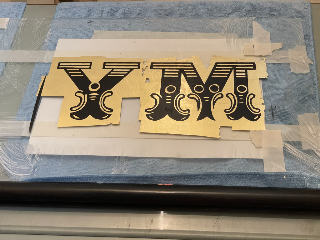 adamdoesdesign gold gilded lettering My Love6