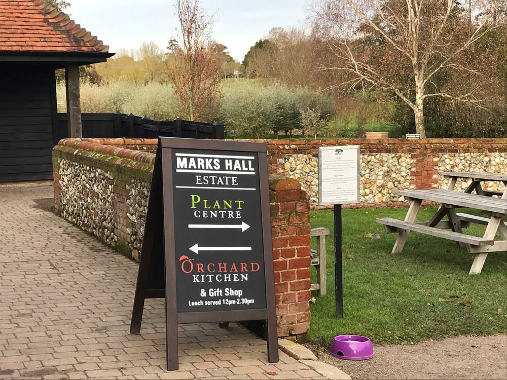 adamdoesdesign marks Hall Estate directional signage chalkboard3
