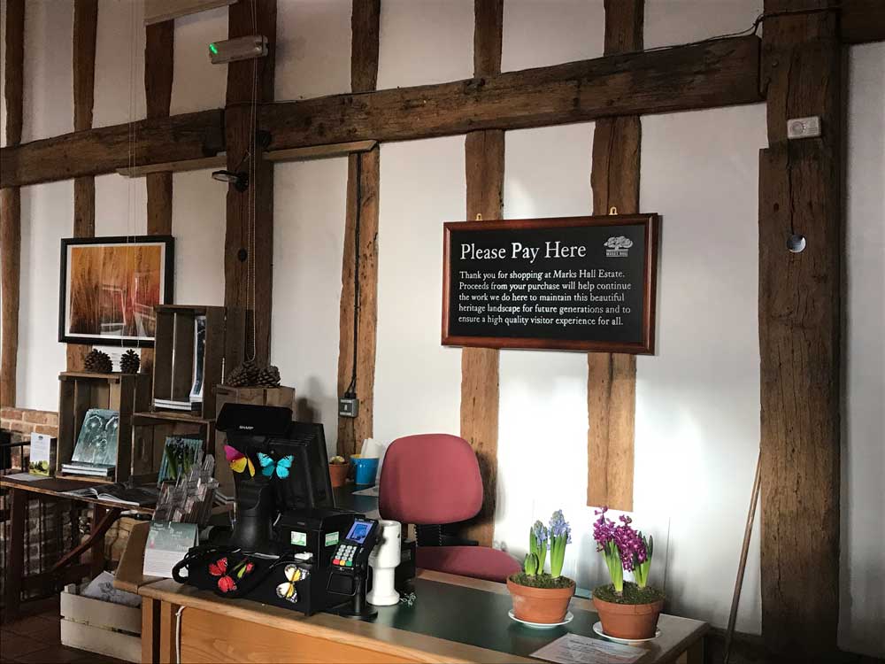 adamdoesdesign marks Hall Estate shop chalkboard design