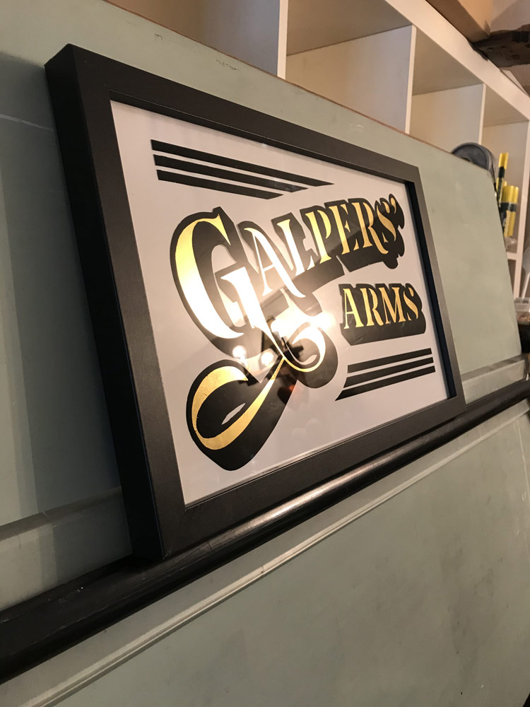 adamdoesdesign gold gilded letters - Galpers Arms1