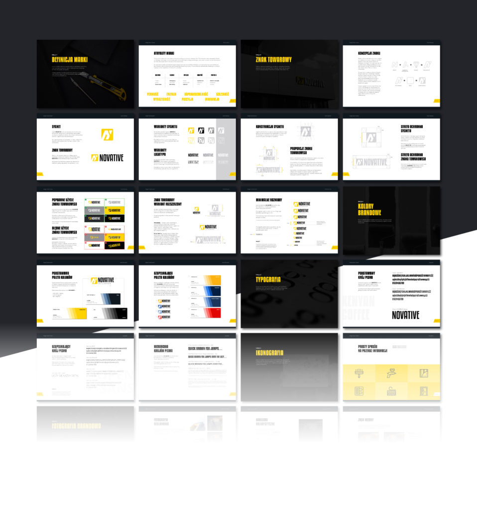 Novative Brand Guidelines, Brand manual, brand book