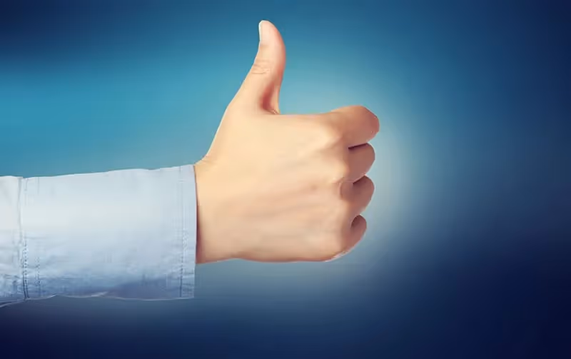 thumbs up