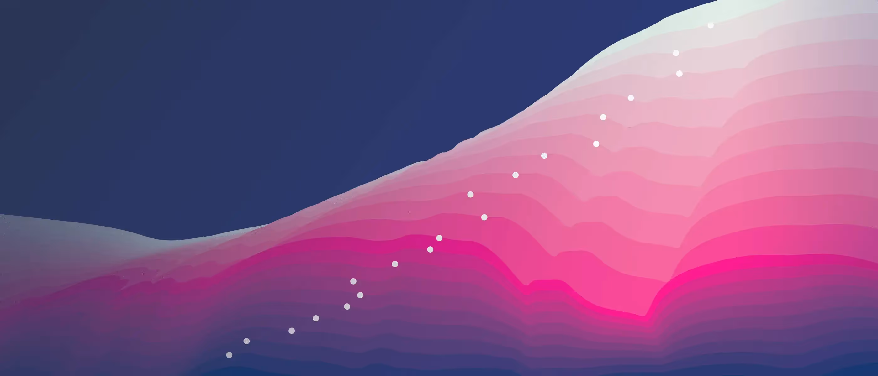 A pink and blue mountain with a bunch of stars on it. - UserVoice Images