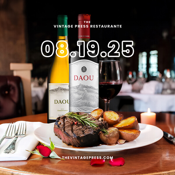 wine-pairing dinner with Daou Vineyards