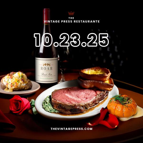 wine dinner with Miner Family Winery