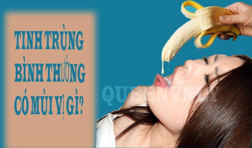 Tinh trùng bình thường có mùi vị gì?