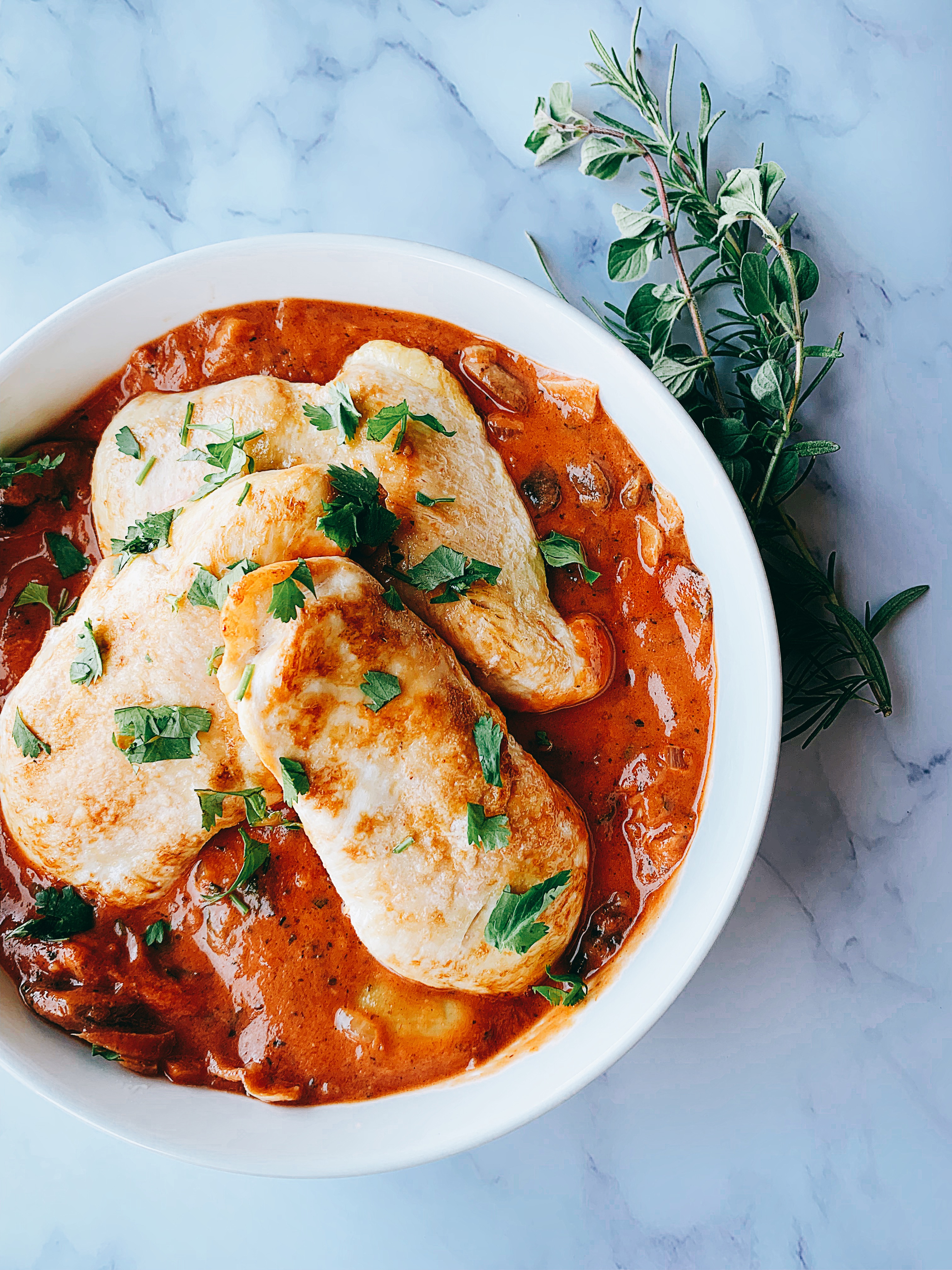 Creamy Chicken Cacciatore
