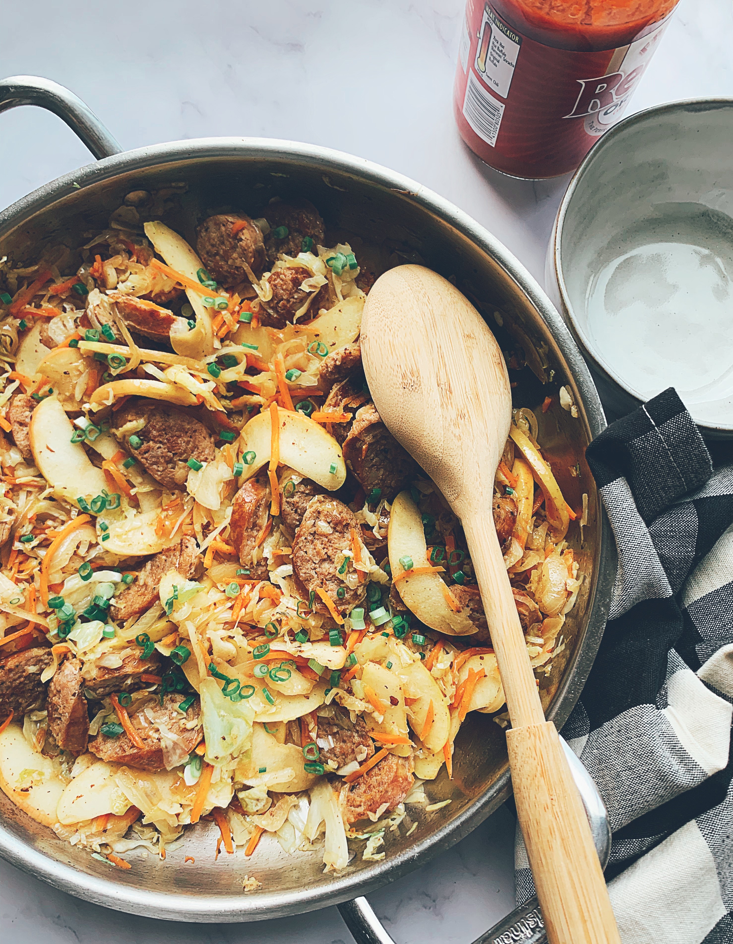 Sausage & Cabbage Skillet
