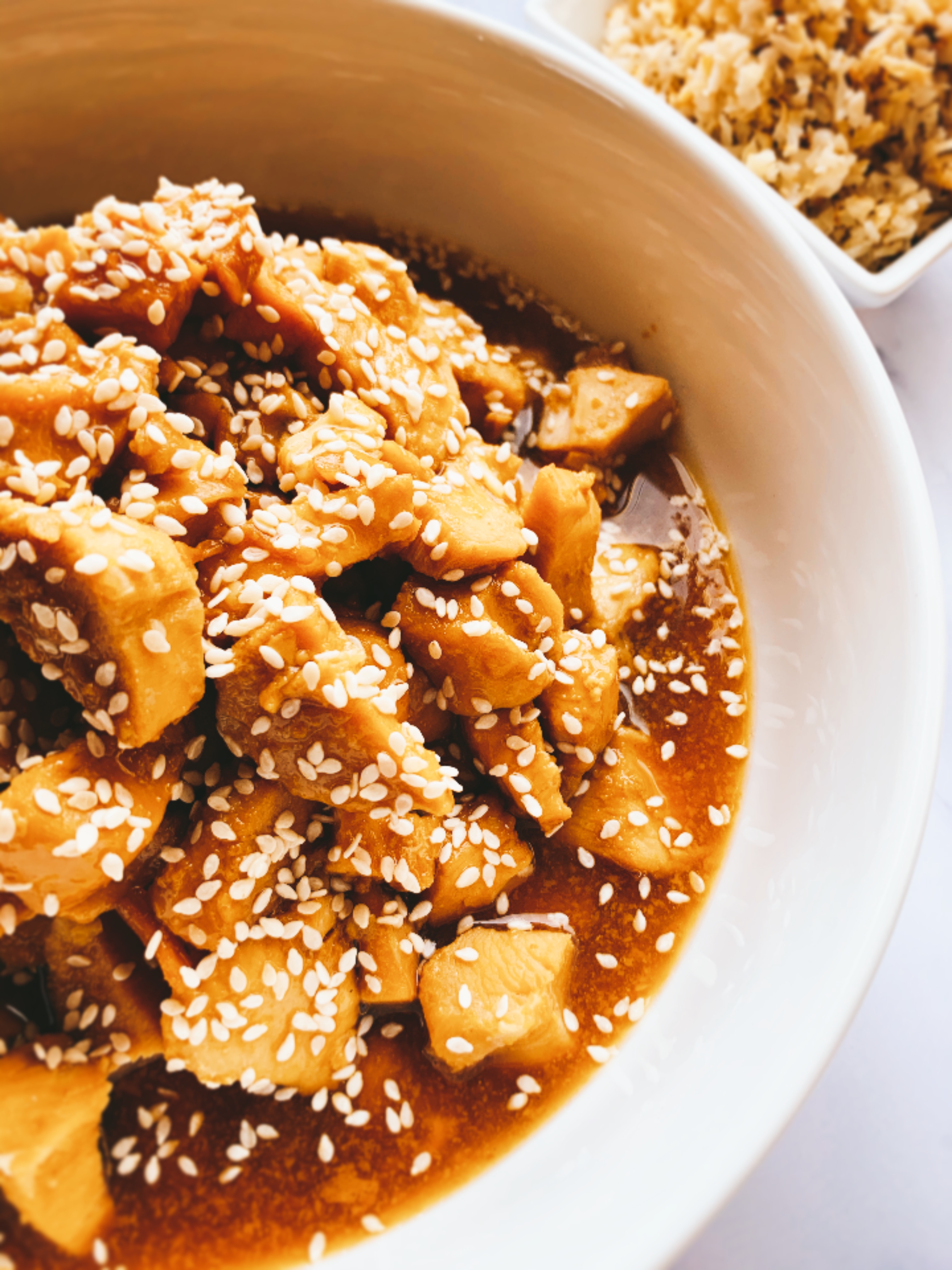 Instant Pot Sesame Orange Chicken