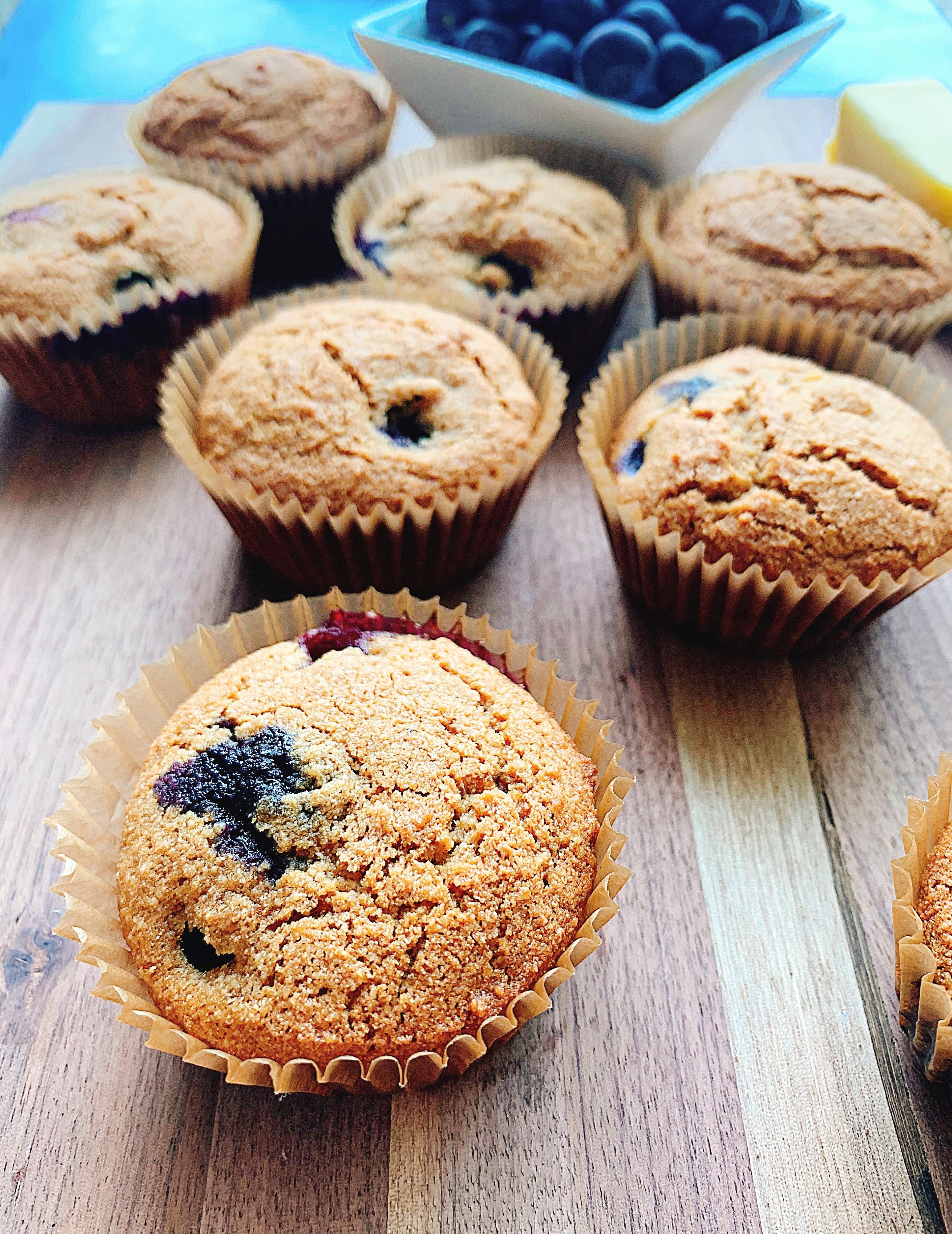 Paleo Blueberry Muffins