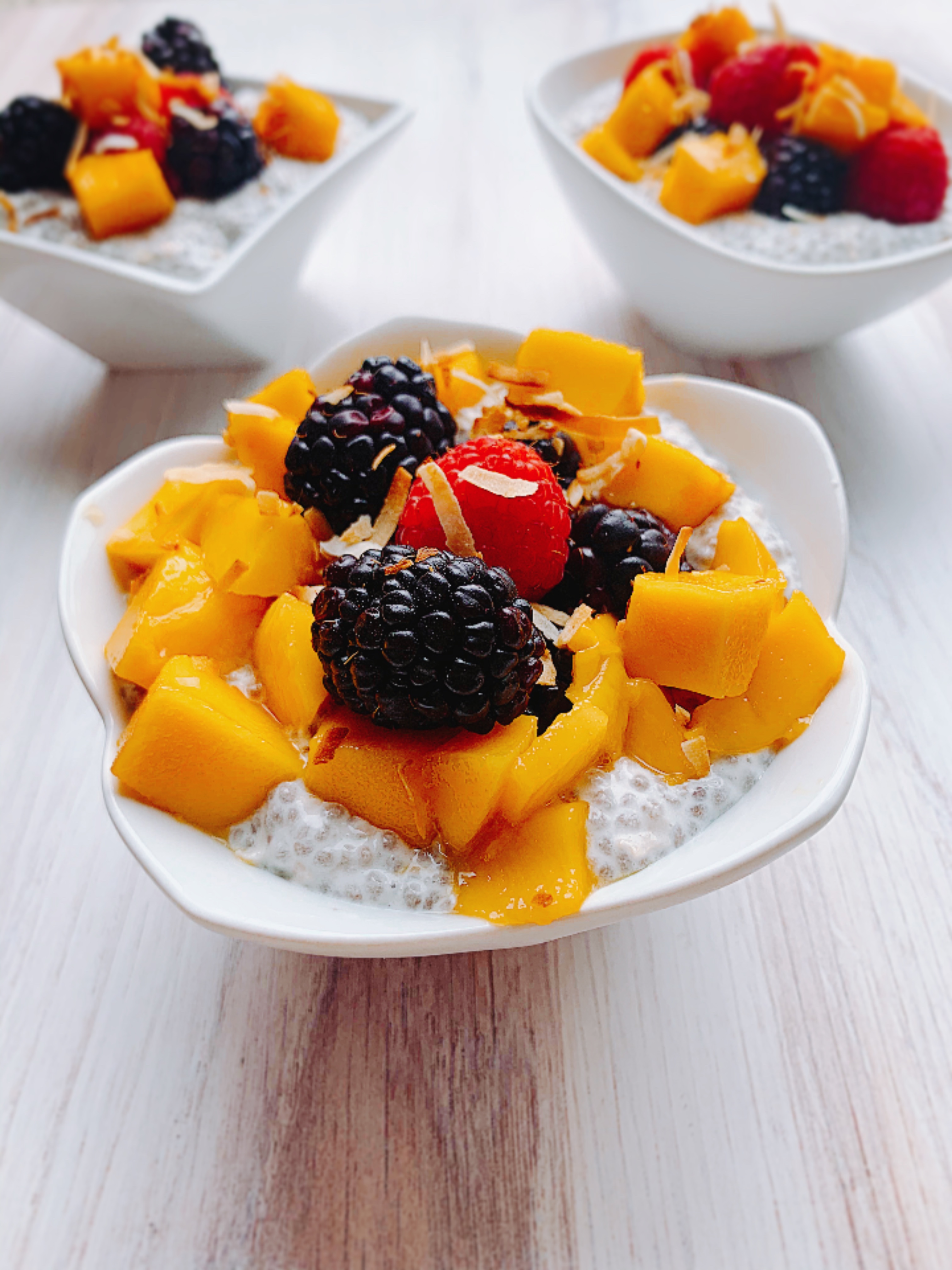 Mixed Fruit Chia Seed Pudding