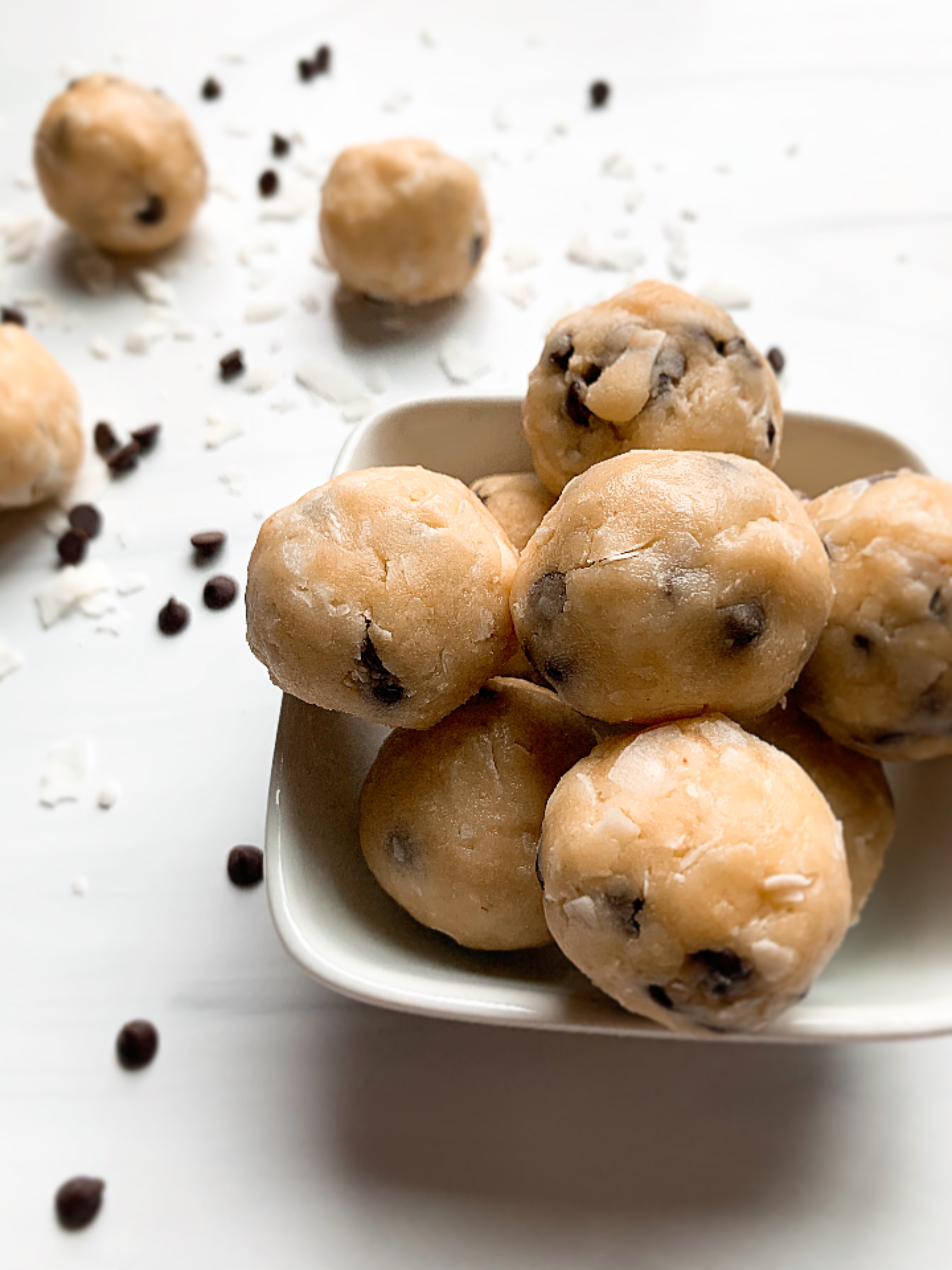 Creamy Coconut Chocolate Chip Bites